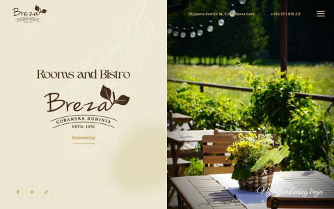 Naslovnica stranice Restoran i smještaj Breza