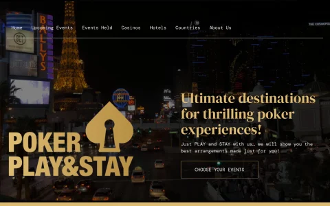 Naslovnica stranice Poker Play & Stay