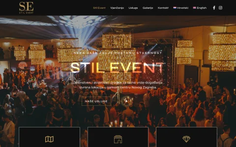 Naslovnica stranice Stil Event